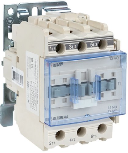 Контактор EKF PROxima КМЭ 3п 1НО+1НЗ 40А 230В тип АС3  картинка